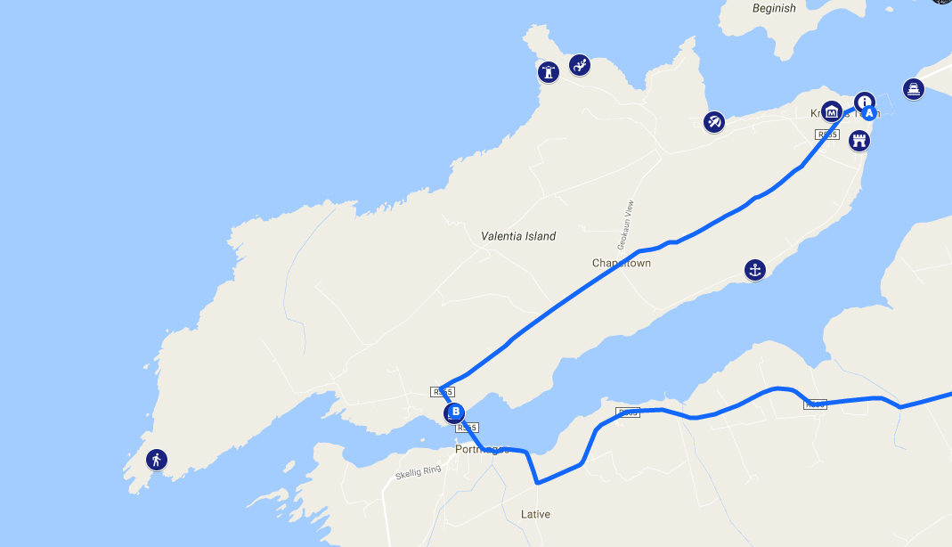 Map and Directions | SkelligWalker Cruises